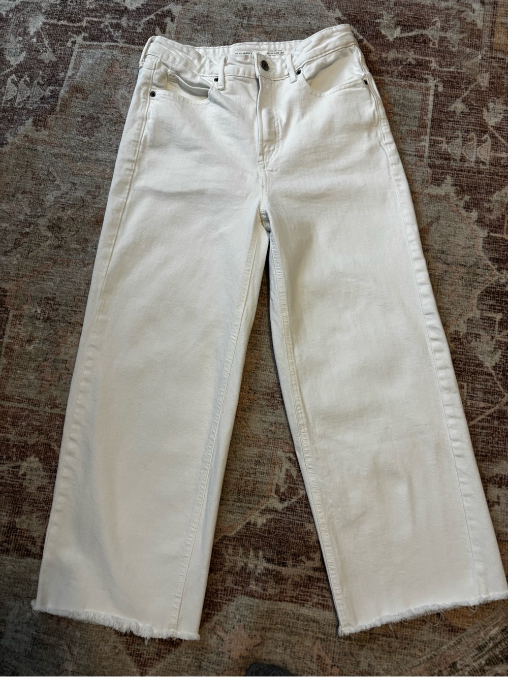 Women's Old Navy, Wide-Leg White Jeans